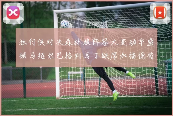 独行侠对决森林狼阵容大变动华盛顿马绍尔巴格利马丁缺席加福德将出战